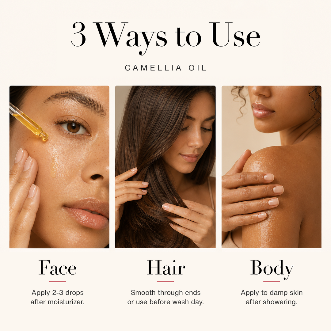 Japanese Tsubaki Camellia Oil